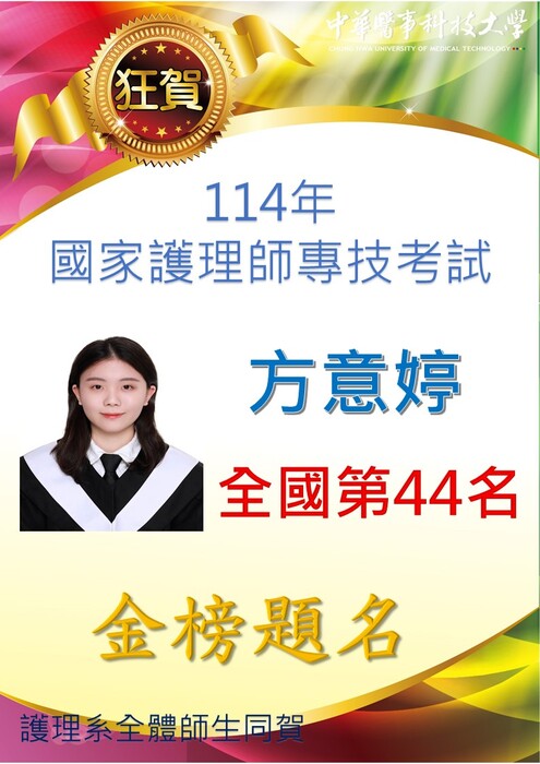 護理師國考全國44名圖片
